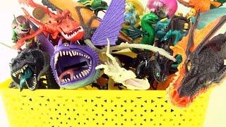 Box of Dragons collection - Dragon toy box collection - How to Train Your Dragon toys