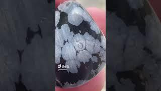 Snowflake Obsidian Tumbled Brazil