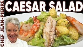 How to Make Caesar Salad From SCRATCH | Chef Jean-Pierre