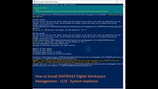 How to Install Matrix42 Digital Workspace Management Platform - Part 1   Server Readiness