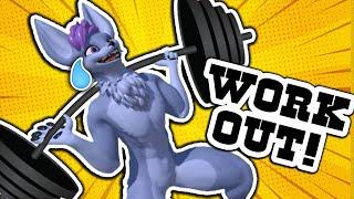 Furry WorkOut on VRChat