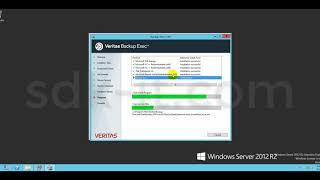 How To Install Veritas Backup Exec 20.4 On Windows Server 2012