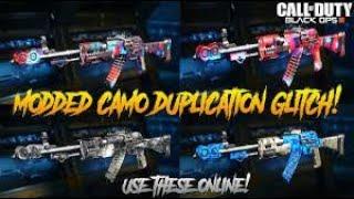 BO3 GLITCHES:INSANE MODDED CAMO DUPLICATION GLITCH! HOW TO CAMO SWAP ANY CAMO ON ANY GUN BLACK OPS 3