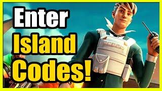 How to Enter in Island Codes & Map Codes in Fortnite (Quick Tutorial)