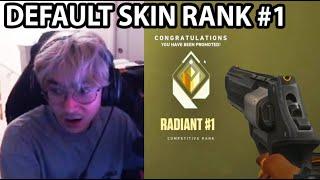 How TenZ reaches TOP #1 RADIANT with Only Default Skin...