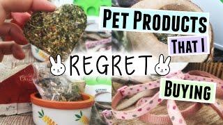Pet Products That I REGRET Buying | RosieBunneh