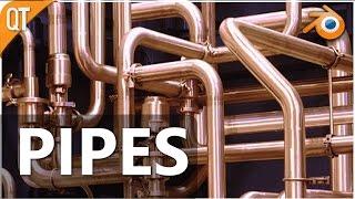 Blender quick tip - Pipes