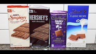 Milk Chocolate Candy Bars Blind Taste Test: Symphony, Hershey’s, Cadbury & Lindt