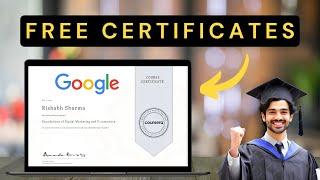 Get FREE Courses Online with Certificate on Coursera