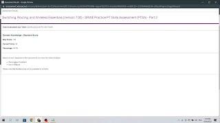 SRWE 2  Final PT Skills Assessment PTSA 100%