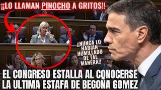 SÁNCHEZ ¡HUMILLADO COMO NUNCA!Le GRITAN PINOCHO ¡AL SACAR A LA LUZ LA GRAN ESTAFA DE BEGOÑA GÓMEZ!