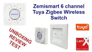 Zemismart 6 channel Tuya Zigbee Wireless Switch (Unbox/Review/Setup/Test)