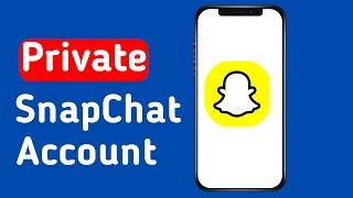 How To Private Snapchat Account | Snapchat Ko Private Kaise Kare