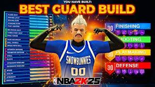 *NEW* BEST GAME BREAKING GUARD BUILD in NBA 2K25! This 4-WAY GOAT Build is INSANE! Best Build 2k25