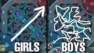 how girls vs boys play ml