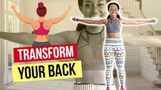 10 MIN NO EQUIPMENT BACK WORKOUT || Lose Back Fat, Underarm Flab & Bra Bulge - At Home Routine