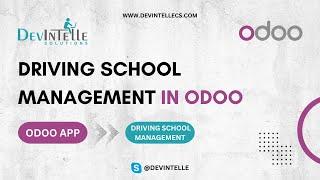 Driving School Management in Odoo | #Odoo #Odootutorials