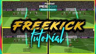 FREEKICK Tutorial pes2021 mobile | Knuckle shot, Dipping shot Freekick tutorial pes2021 mobile