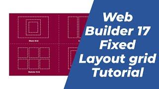 How to work with Fixed Layout Grid Columns in WYSIWYG Web Builder version 17
