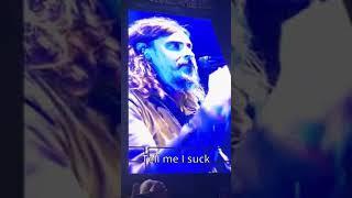 Opeth - Mikael encounters a heckler and handles it like a pro!