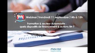 Webinar - Les dispositifs de financement et actions RH (FNE...)