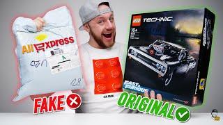  FAKE LEGO vs. ORIGINAL: Stavebnice Lego Technic Dodge Charger z AliExpressu! | WRTECH [4K]