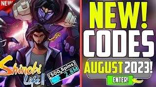 *NEW* ALL WORKING CODES FOR SHINDO LIFE IN AUGUST 2023 - ROBLOX SHINDO LIFE CODES