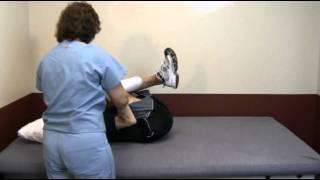 Amputee Exercise - Below Knee - Knee to Chest Stretch