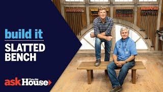 Modern Platform Bench | Build It | Ask This Old House