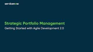 Strategic Portfolio Management | Getting started with Agile Development 2.0