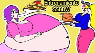 SSBBW training  – funny P BALLOON animations