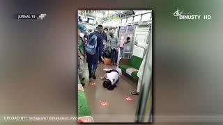 #Viral – Seorang Penumpang Kereta Rel Listrik Alami Kejang-Kejang