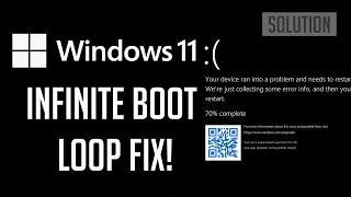 How to Fix Windows 11/10 Stuck in Infinite Boot Loop