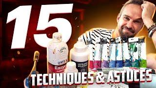  Peinture acrylique : 15 TECHNIQUES et ASTUCES (Tuto)