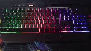 Обзор полноразмерной игровой клавиатуры Hiper KGM4X Rage с RGB подсветкой