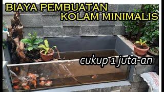 BUDGET BIAYA PEMBUATAN KOLAM IKAN MINIMALIS