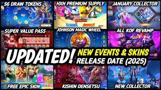 NEW UPDATE!! ALL 20 UPCOMING EVENT & SKINS 2025 (RELEASE DATE)! - MLBB