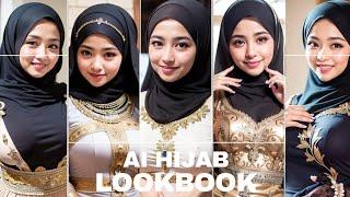 AI HIJAB LOOKBOOK || Celebrating Eid Alone: A Hijabi's Tale