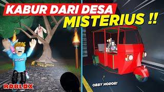 AKU BERHASIL KABUR DARI DESA MISTERIUS GAME OBBY HOROR PALING MENGERIKAN DI ROBLOX !! - Roblox