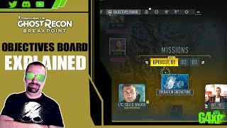 Ghost Recon Breakpoint | Tips & Tricks|  OBJECTIVES BOARD EXPLAINED