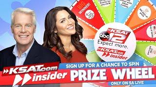 Take a spin on the KSAT Insider Prize Wheel and win big