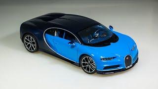 Review Bugatti Chiron by Welly 1:24 customize