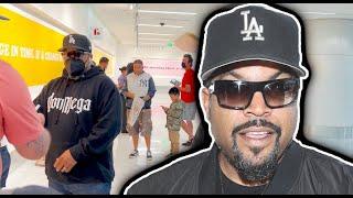Ice Cube Happily Signs Autographs For His Well-Behaved Fans