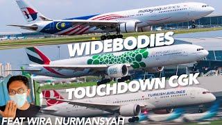 CETAR BGT!! NONTON PESAWAT BESAR Landing di Bandara Soekarno-Hatta, Banyak Special Livery!