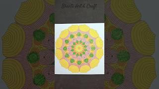 Mandala Color Tutorial!! #shorts #ytshorts #bhartiartandcraft