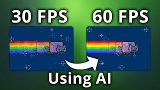 Increase Video / Gif FPS with AI