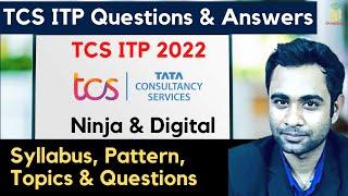 TCS ITP Exam 2022 | Exam Date, Syllabus, Pattern, Questions | Sample Question & Answers