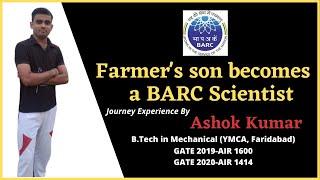 Farmer's son becomes a BARC Scientist | Journey experience by Ashok Kumar | Inspirational