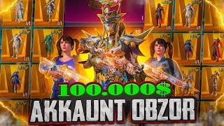 100.000$ AKKAUNT ABZOR- ENG REDKIY AKKAUNT UZBEKISTONDA?@Evouz_pubgm