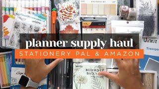 AMAZON & STATIONERY PAL PLANNER HAUL! 2023 BACK TO SCHOOL PLANNING SUPPLIES